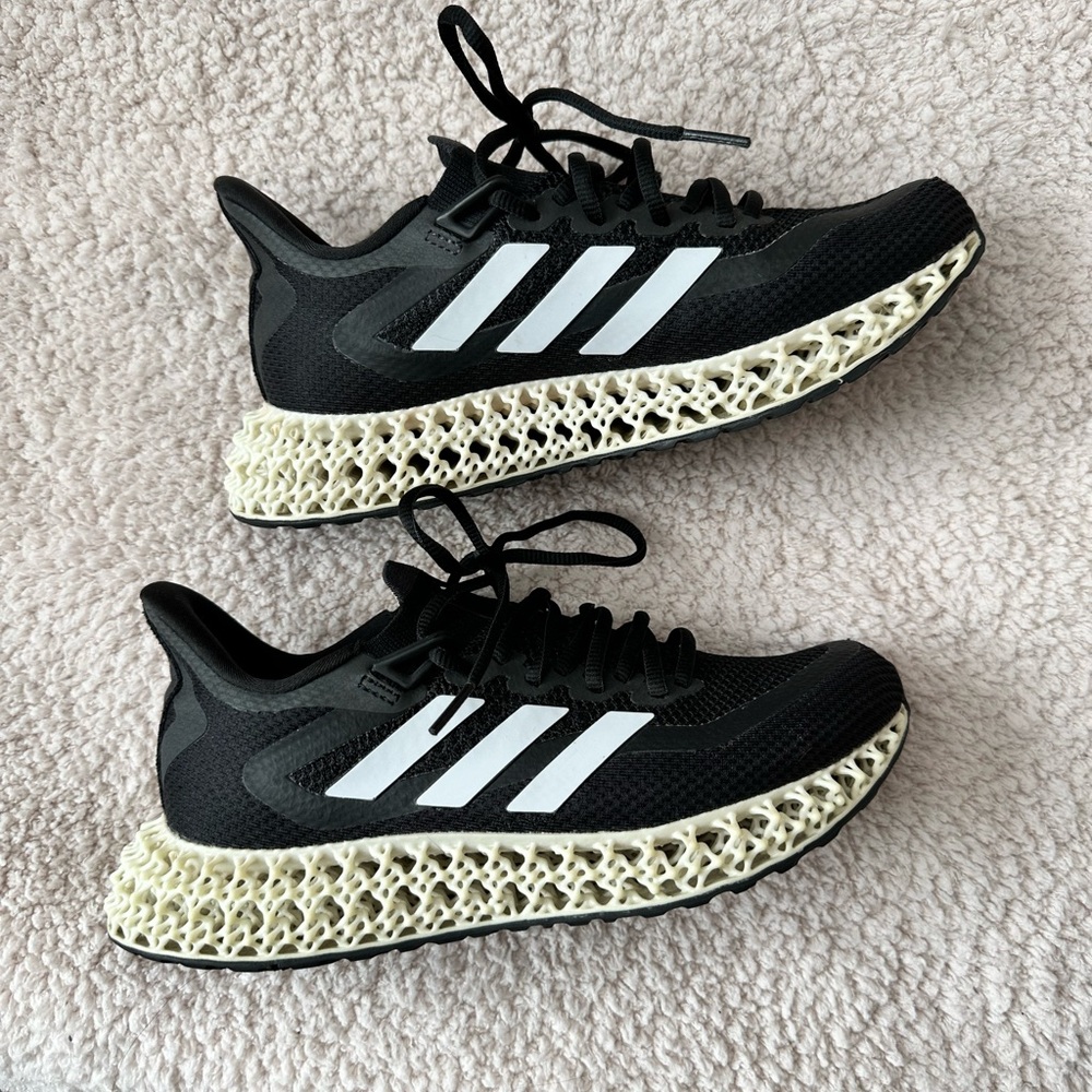 Adidas Ultraboost 4DFWD Women's Black and White Athletic Shoes